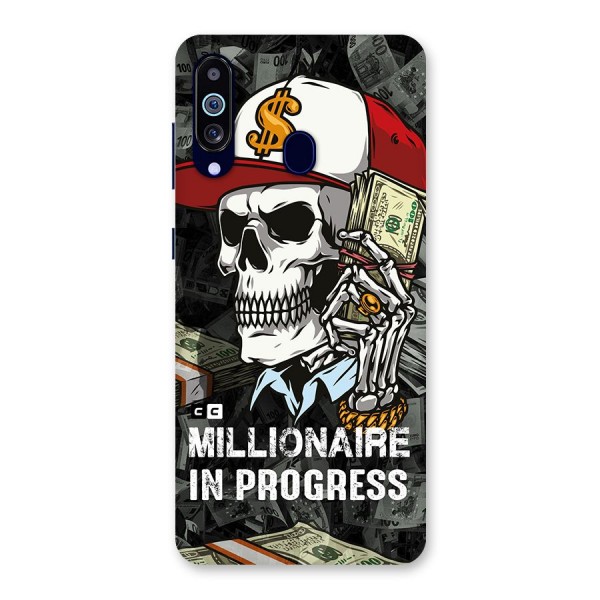 Cool Skull Millionaire In Progress Back Case for Galaxy A60