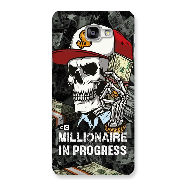 Cool Skull Millionaire In Progress Back Case for Galaxy A9