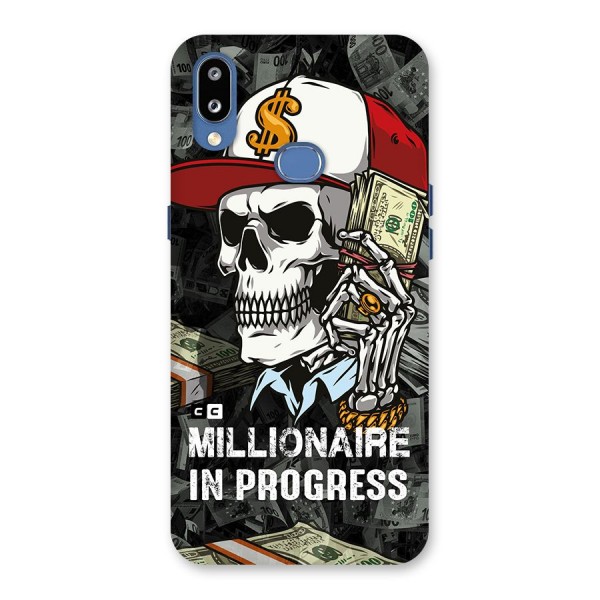 Cool Skull Millionaire In Progress Back Case for Galaxy M01s