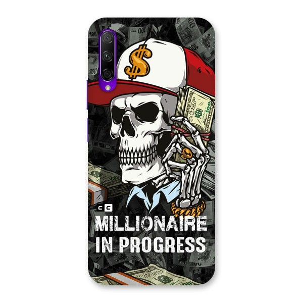 Cool Skull Millionaire In Progress Back Case for Honor 9X Pro