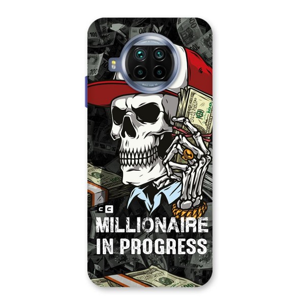 Cool Skull Millionaire In Progress Glass Back Case for Mi 10i