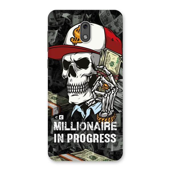 Cool Skull Millionaire In Progress Back Case for Nokia 2