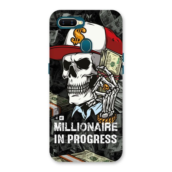 Cool Skull Millionaire In Progress Back Case for Oppo A12