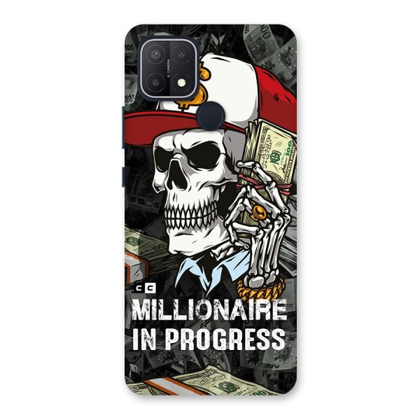 Cool Skull Millionaire In Progress Back Case for Oppo A15