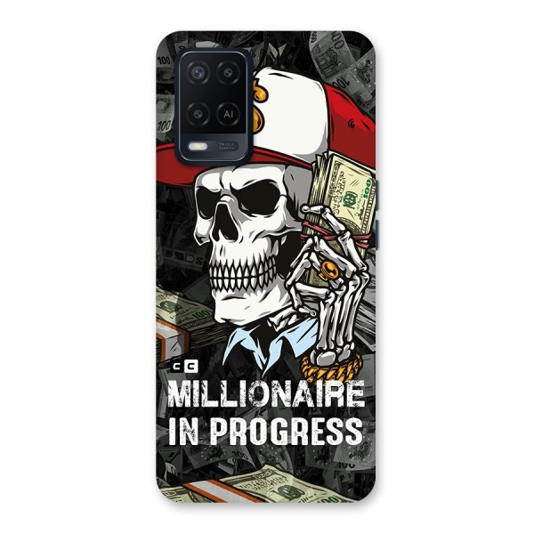 Cool Skull Millionaire In Progress Back Case for Oppo A54