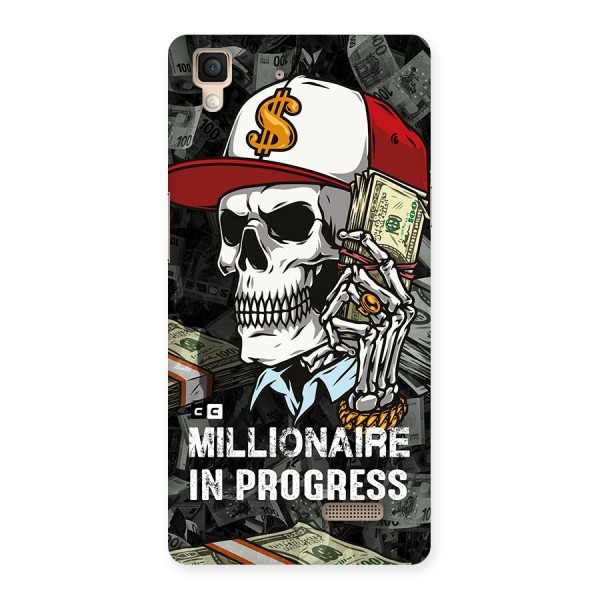 Cool Skull Millionaire In Progress Back Case for Oppo R7