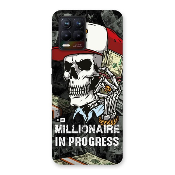 Cool Skull Millionaire In Progress Glass Back Case for Realme 8