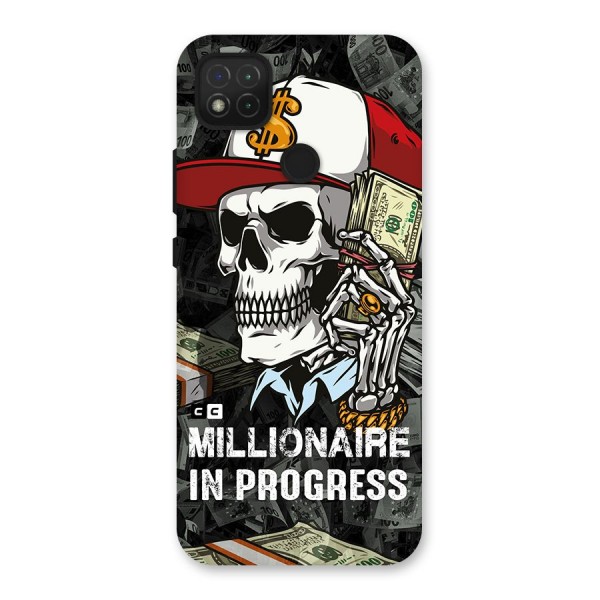 Cool Skull Millionaire In Progress Back Case for Redmi 9C