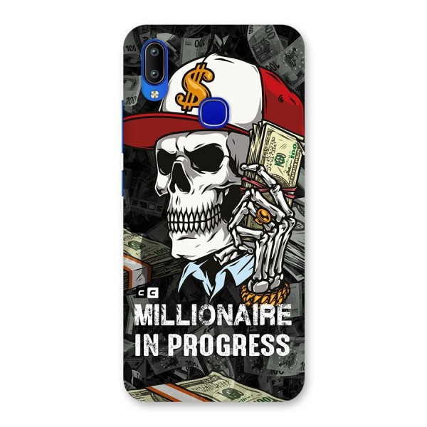 Cool Skull Millionaire In Progress Back Case for Vivo Y91