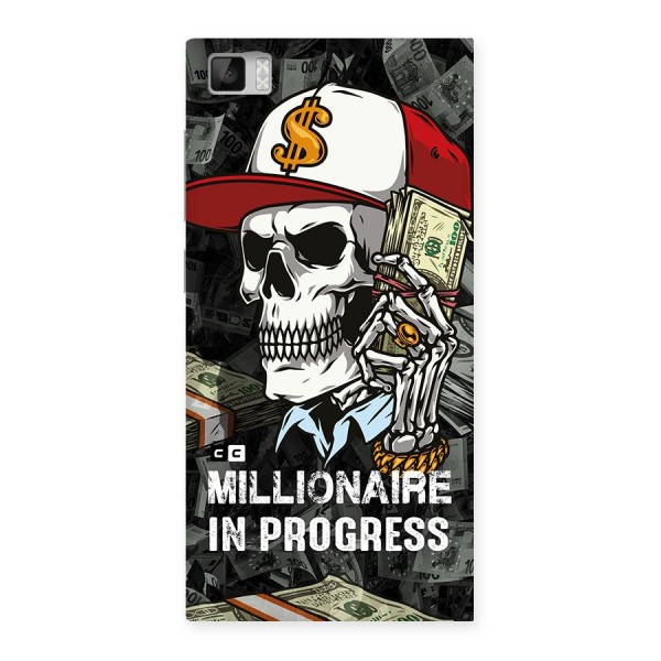 Cool Skull Millionaire In Progress Back Case for Xiaomi Mi3