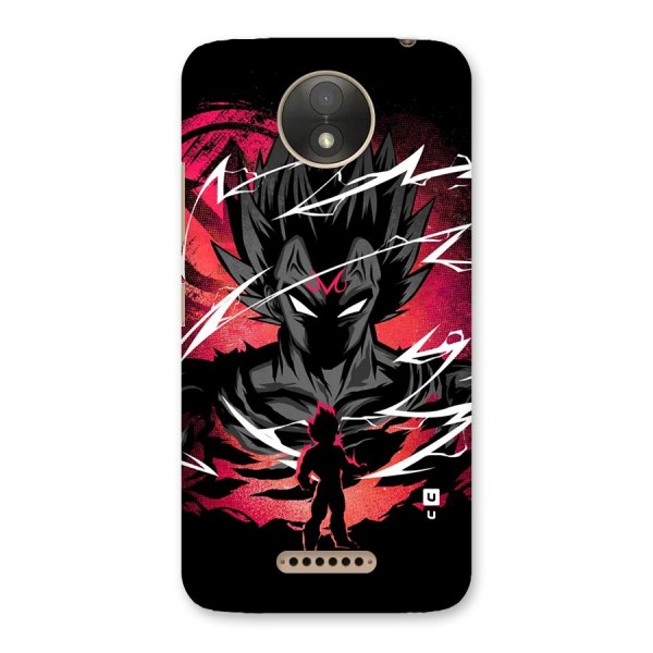 Cool Vegeta Back Case for Moto C Plus