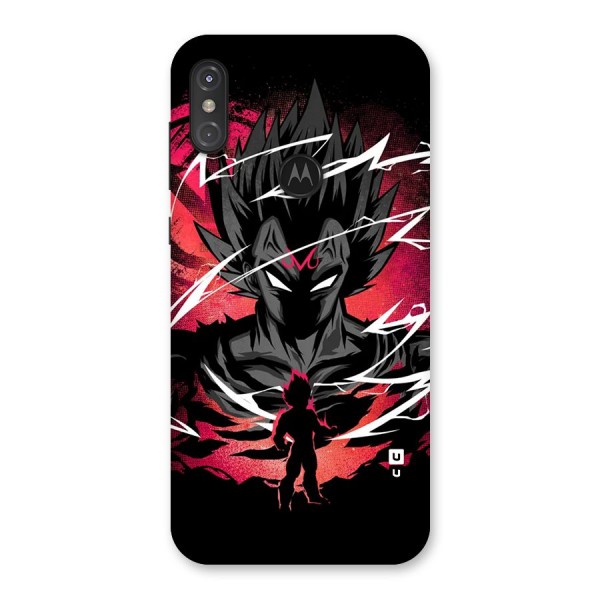 Cool Vegeta Back Case for Motorola One Power