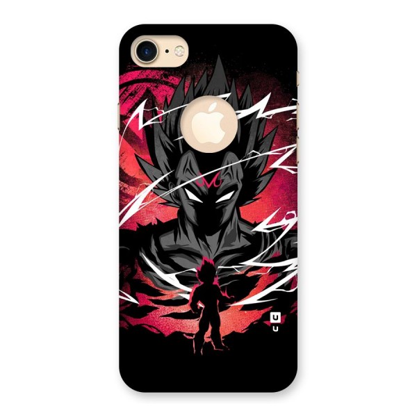 Cool Vegeta Back Case for iPhone 8 Logo Cut