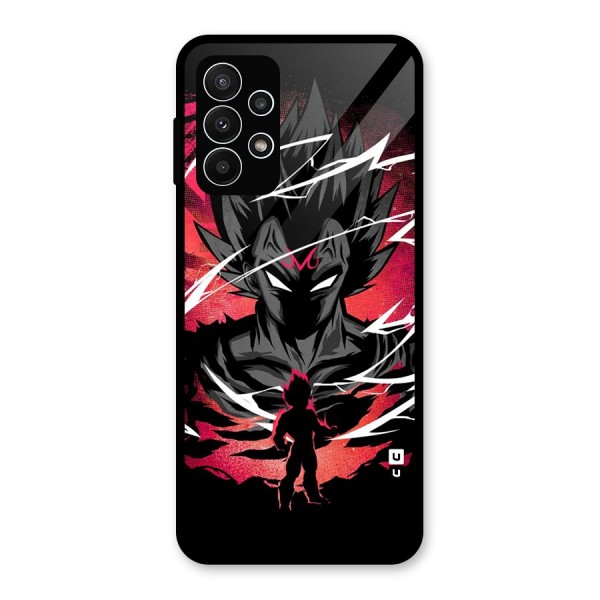 Cool Vegeta Glass Back Case for Galaxy A23