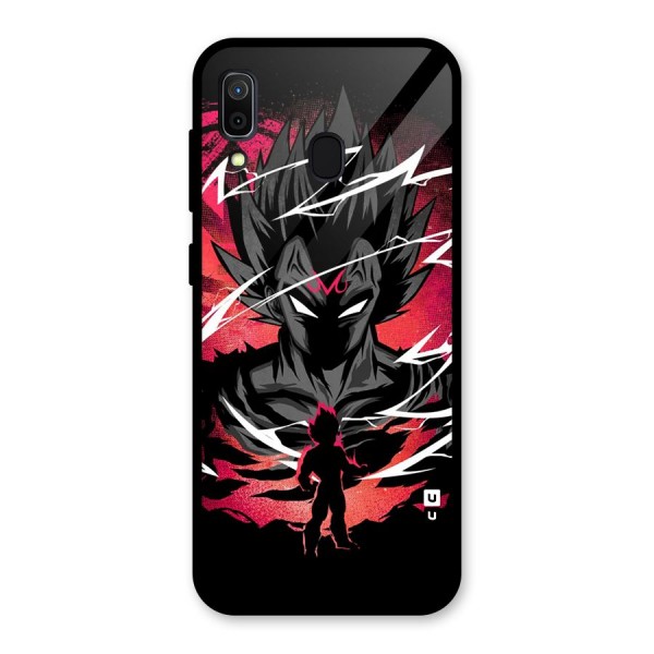 Cool Vegeta Glass Back Case for Galaxy A30