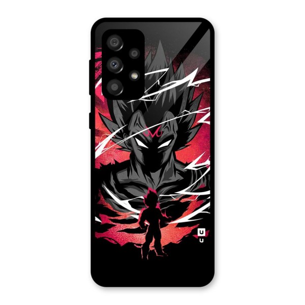 Cool Vegeta Glass Back Case for Galaxy A32