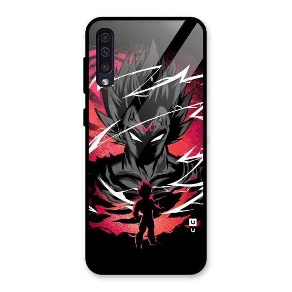 Cool Vegeta Glass Back Case for Galaxy A50s