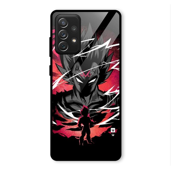 Cool Vegeta Glass Back Case for Galaxy A72