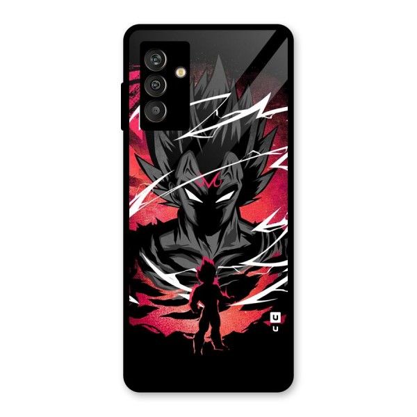 Cool Vegeta Glass Back Case for Galaxy M13