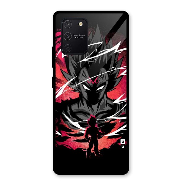 Cool Vegeta Glass Back Case for Galaxy S10 Lite