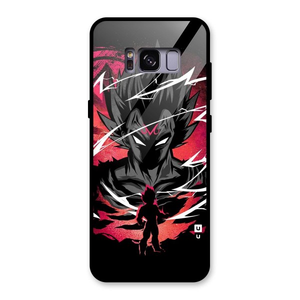 Cool Vegeta Glass Back Case for Galaxy S8