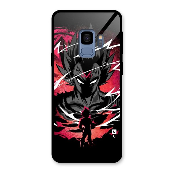 Cool Vegeta Glass Back Case for Galaxy S9