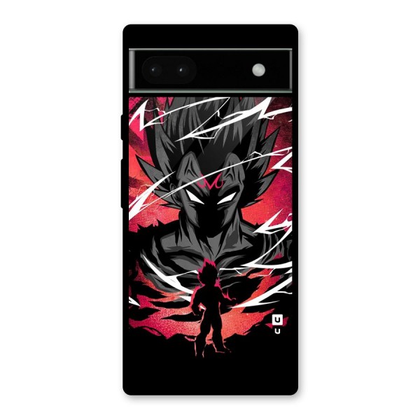 Cool Vegeta Glass Back Case for Google Pixel 6a