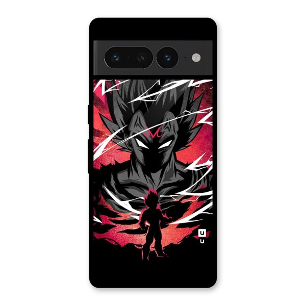 Cool Vegeta Glass Back Case for Google Pixel 7 Pro