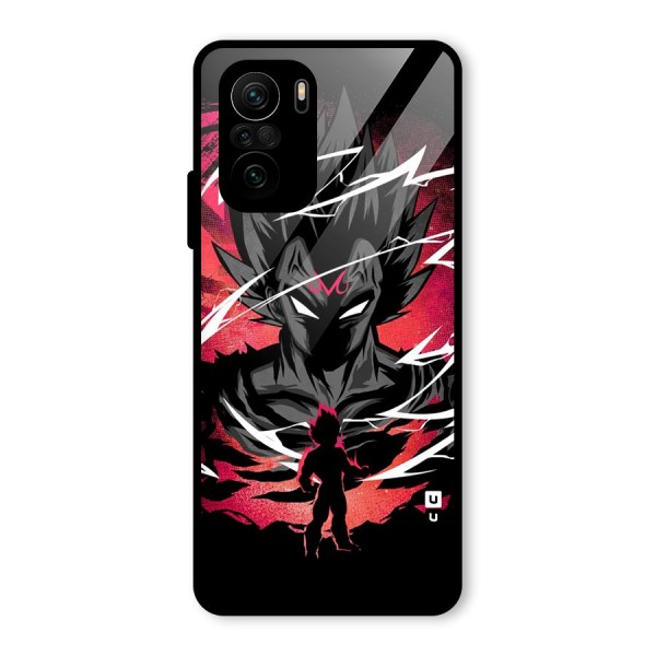 Cool Vegeta Glass Back Case for Mi 11x