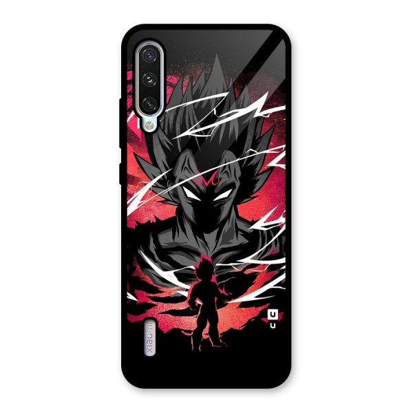 Cool Vegeta Glass Back Case for Mi A3