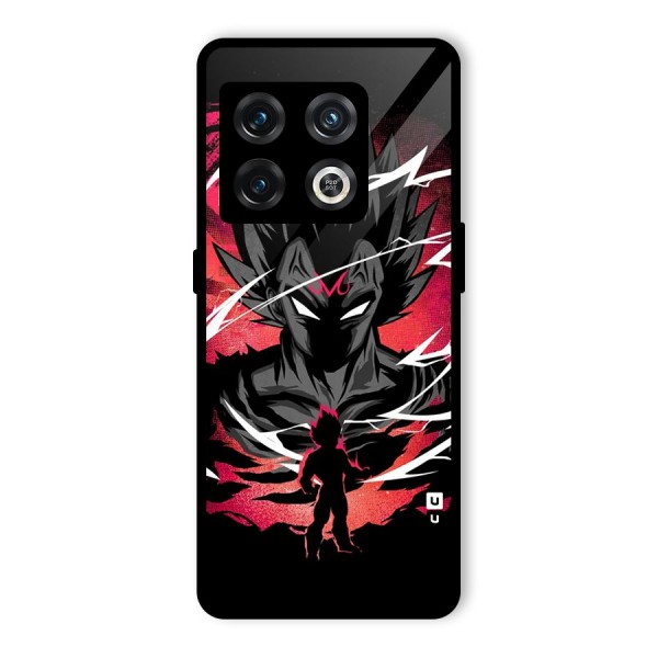 Cool Vegeta Glass Back Case for OnePlus 10 Pro 5G