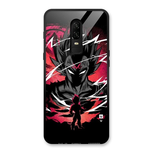 Cool Vegeta Glass Back Case for OnePlus 6