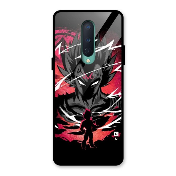 Cool Vegeta Glass Back Case for OnePlus 8