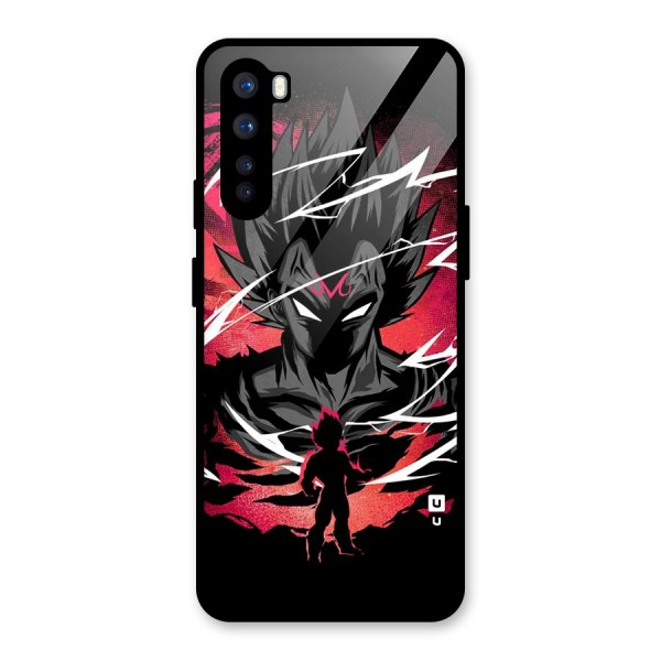 Cool Vegeta Glass Back Case for OnePlus Nord