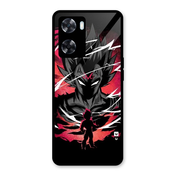 Cool Vegeta Glass Back Case for Oppo A77s