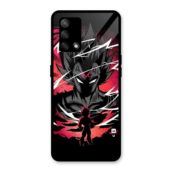 Cool Vegeta Glass Back Case for Oppo F19