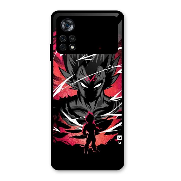 Cool Vegeta Glass Back Case for Poco X4 Pro 5G