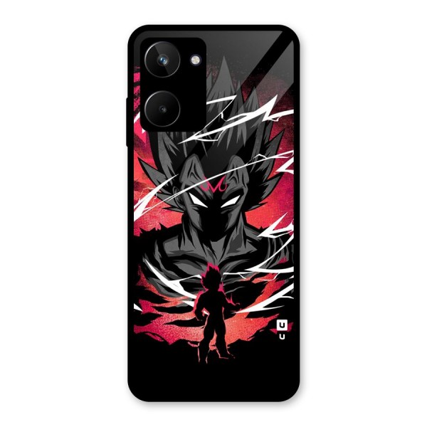 Cool Vegeta Glass Back Case for Realme 10