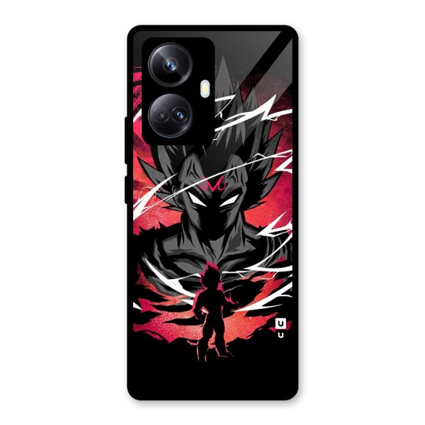 Cool Vegeta Glass Back Case for Realme 10 Pro Plus