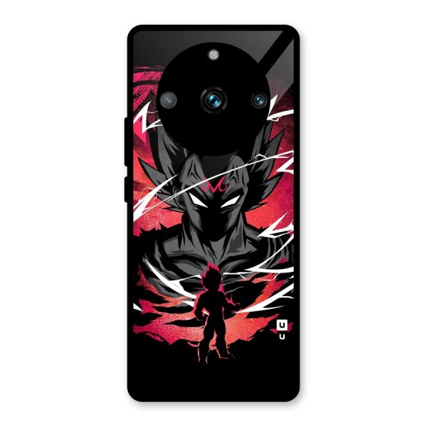 Cool Vegeta Glass Back Case for Realme 11 Pro