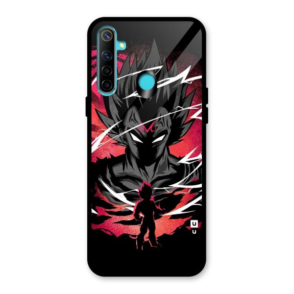 Cool Vegeta Glass Back Case for Realme 5