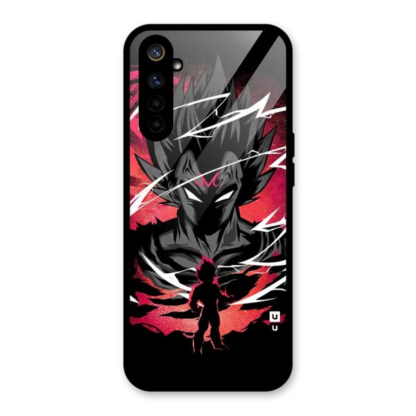 Cool Vegeta Glass Back Case for Realme 6