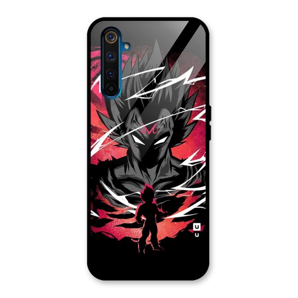 Cool Vegeta Glass Back Case for Realme 6 Pro