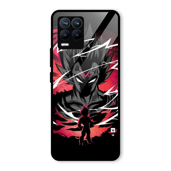 Cool Vegeta Glass Back Case for Realme 8 Pro