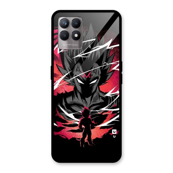 Cool Vegeta Glass Back Case for Realme 8i