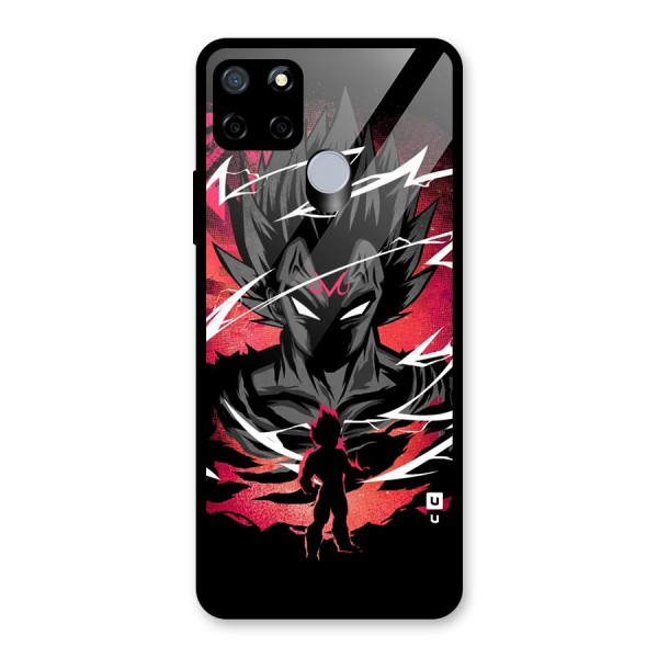 Cool Vegeta Glass Back Case for Realme C12