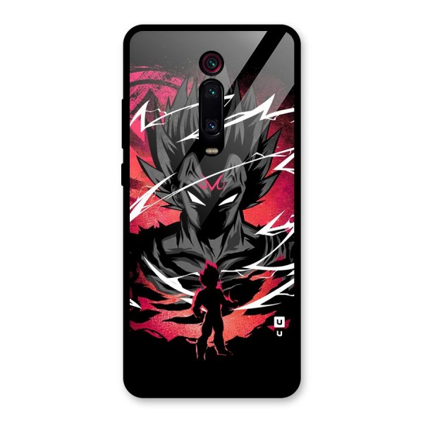 Cool Vegeta Glass Back Case for Redmi K20 Pro