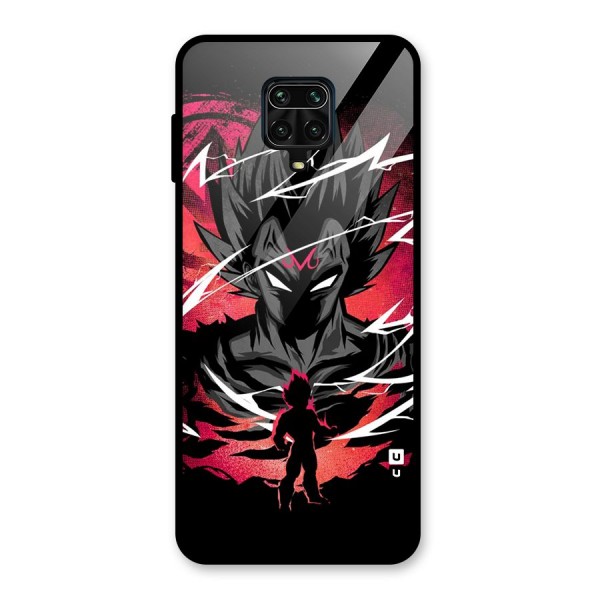 Cool Vegeta Glass Back Case for Redmi Note 10 Lite