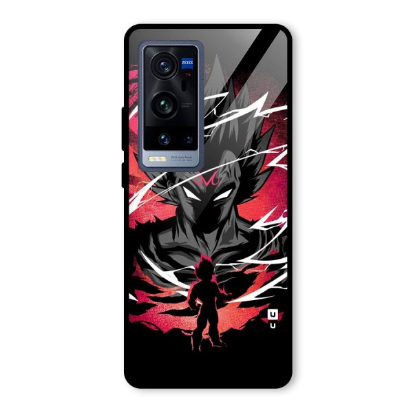 Cool Vegeta Glass Back Case for Vivo X60 Pro Plus