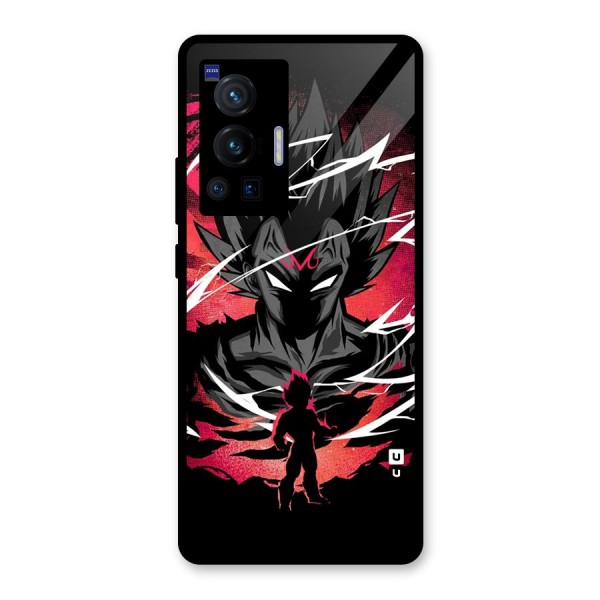 Cool Vegeta Glass Back Case for Vivo X70 Pro